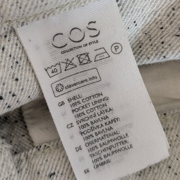 COS Speckled Straight-leg Jeans - Picture 12 of 12